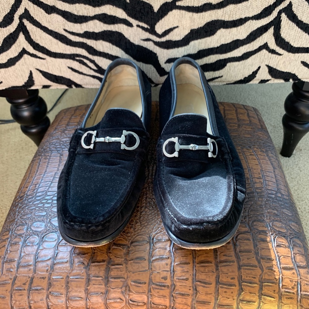 Men’s  Salvatore Ferragamo Velvet Shoes